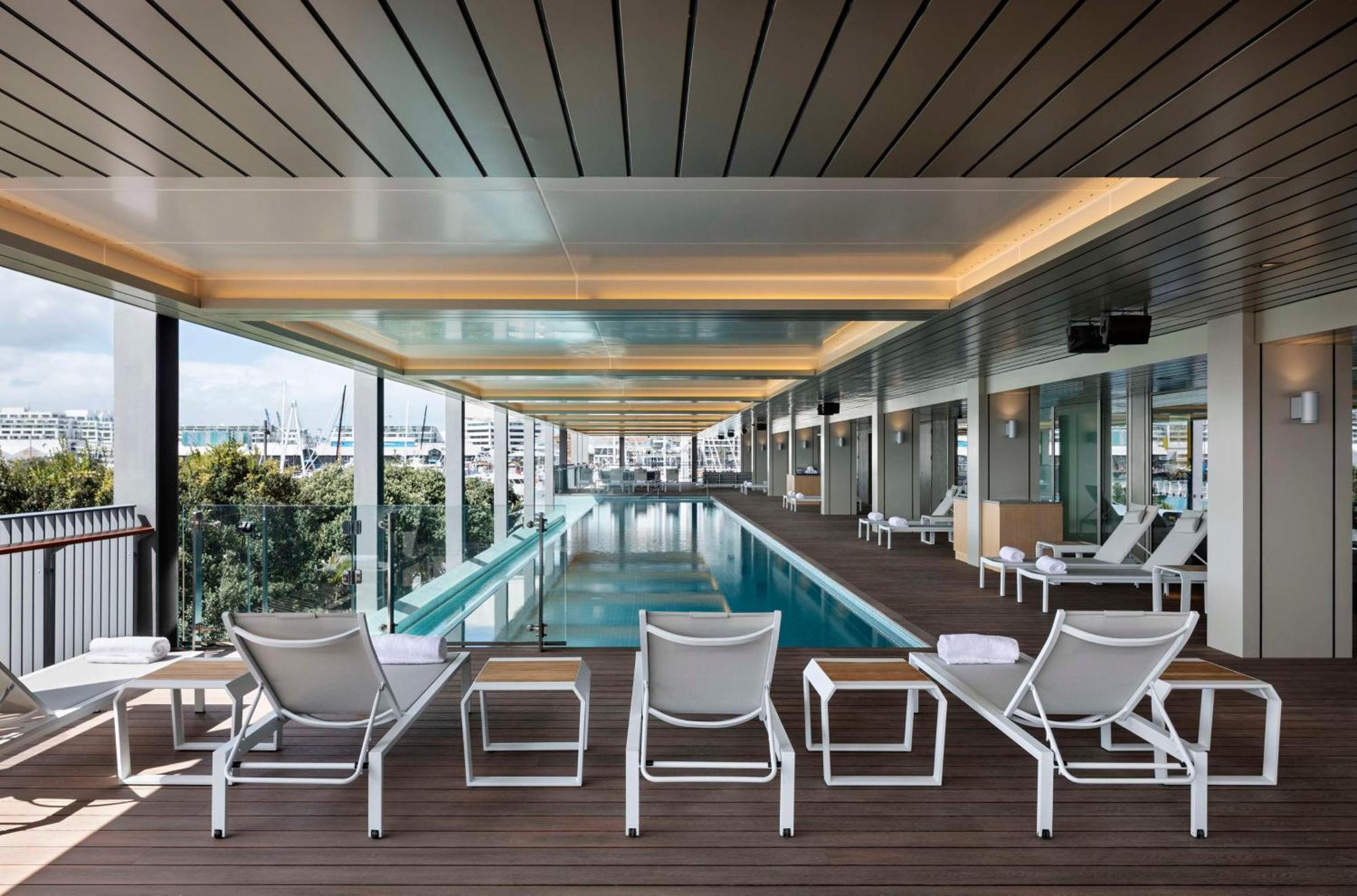 Park Hyatt Auckland Hotel Exterior photo The pool at the hotel